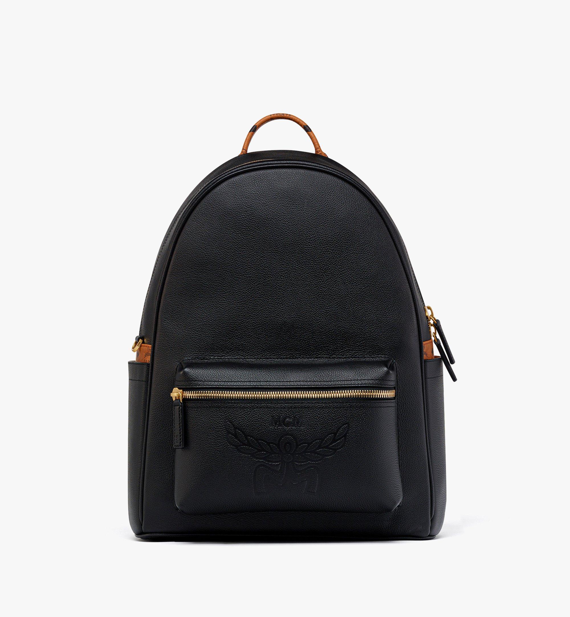 Sac à dos Stark à logo en cuir embossé 1